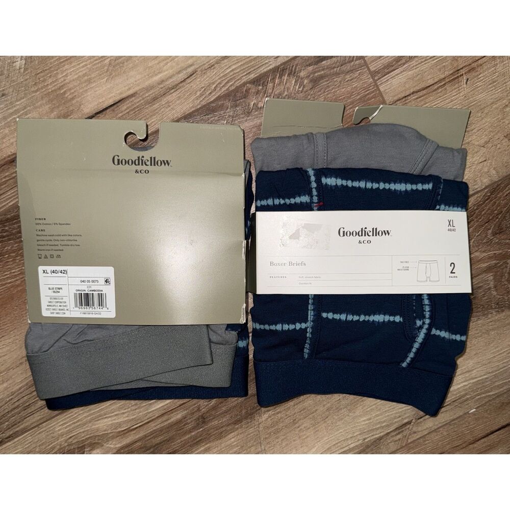 Goodfellow & Co Men’s Boxer Briefs XL 40/42 2 Packs 4 Pairs NWT